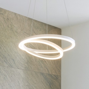 Hurricane vivida lampadario moderno led 60w 3000k dimmerabile