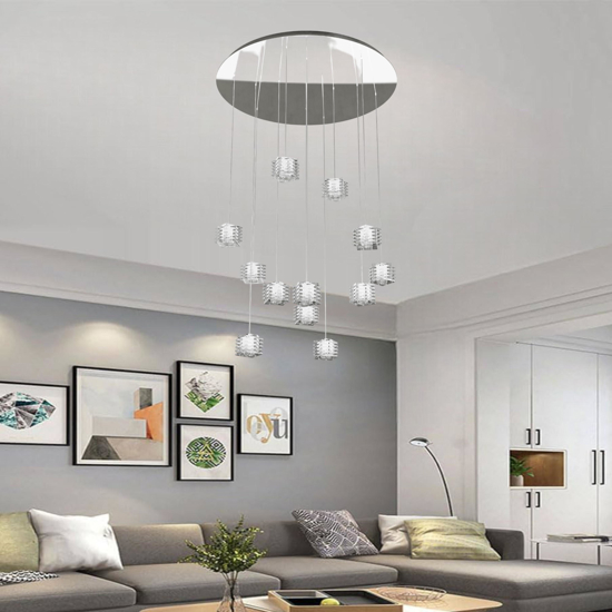 Top light rubik lampadario moderno per salotto