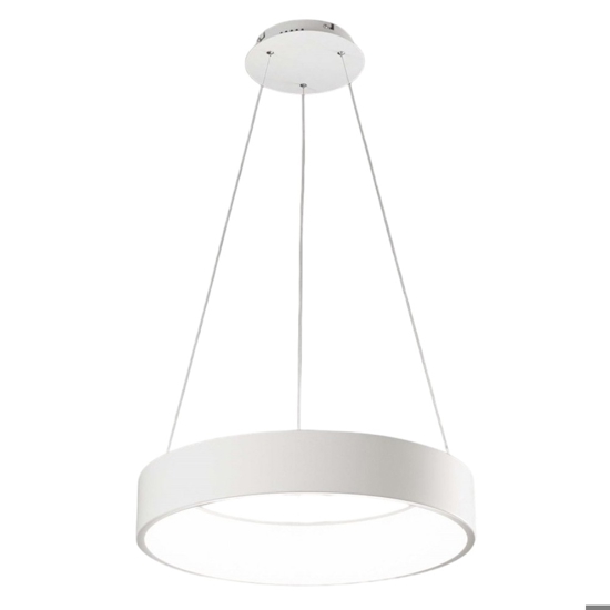 Affralux band diodi 45cm lampadario led 25w 3000k bianco moderno