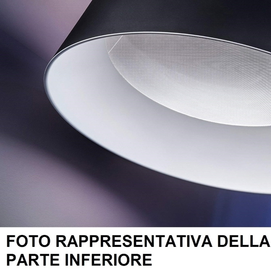 Oxygen stlinovo lampadario azzurro moderno led 36w 3000k dimmerabile