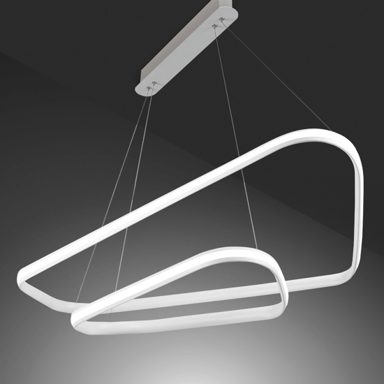 Lampadario moderno design dimmerabile vivida ring led 47w 4000k
