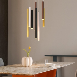Visualizza i dettagli per Lampadario con pendenti led multicolor per soggiorno moderno Lampadario con pendenti led multicolor per soggiorno moderno