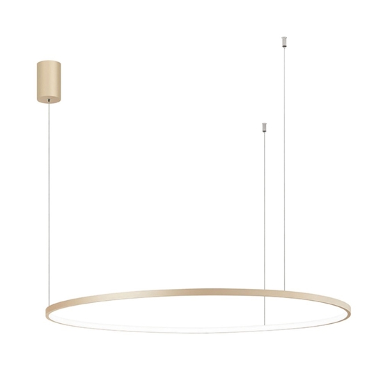 So soel 100 oro ondaluce lampadario moderno cerchio led