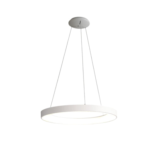 Lampadario bianco led 50w 3000k 4000k dimmerabile inner-r vivida