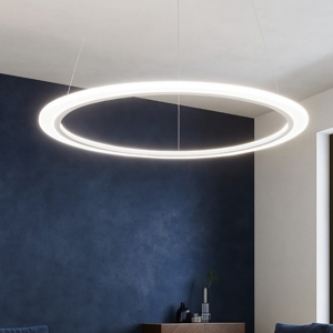 Visualizza i dettagli per Affralux acryled lampadario moderno anello bianco led 32w 3000k Affralux acryled lampadario moderno anello bianco led 32w 3000k