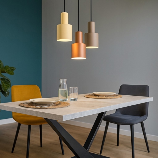 Lampadario moderno multicolor per tavolo
