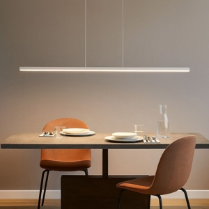 Visualizza i dettagli per Lampadario per scrivania ufficio led 2700k bianco 152cm linea light straight Lampadario per scrivania ufficio led 2700k bianco 152cm linea light straight