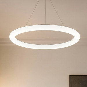 Visualizza i dettagli per Lampadario cerchio led 51w 3000k linea light polo 96cm Lampadario cerchio led 51w 3000k linea light polo 96cm