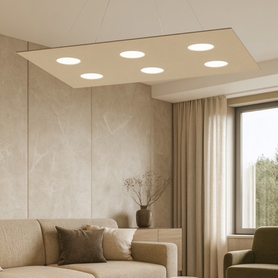 Area toplight lampadario moderno per soggiorno sabbia