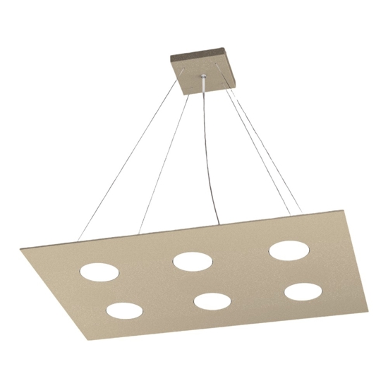 Area toplight lampadario moderno per soggiorno sabbia