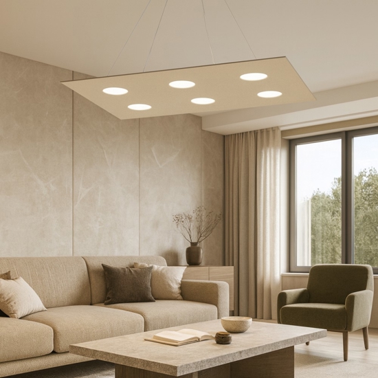 Area toplight lampadario moderno per soggiorno sabbia