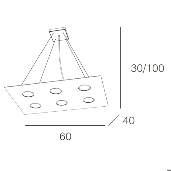 Area toplight lampadario moderno per soggiorno sabbia
