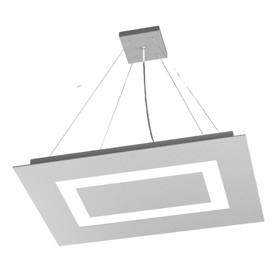 Toplight carpet lampadario pertavolo da pranzo moderno 60w grigio