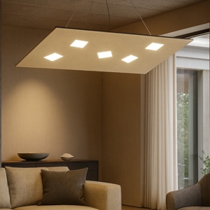 Lampadario moderno toplight sabbia per soggiorno