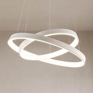 Affralux diodi lampadario per soggiorno moderno led 82w 3200k bianco