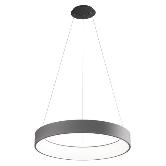 Affralux band diodi antracite lampadario cerchio led 45cm moderno