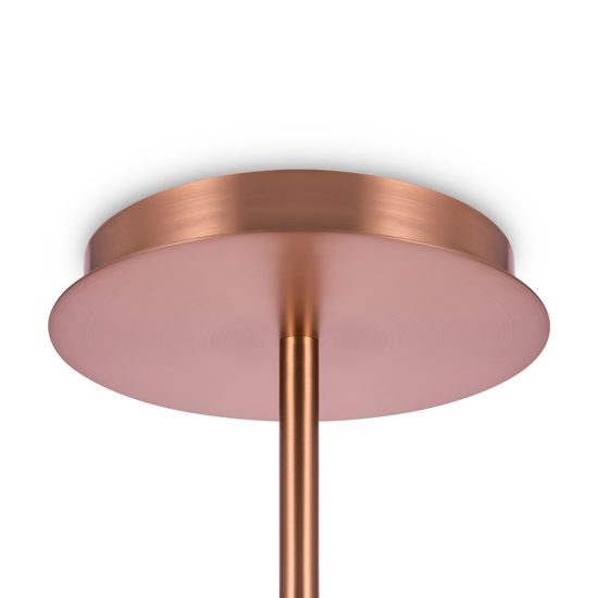 Maytoni lampadario moderno erich per soggiorno oro rosa 12 sfere vetro bianche