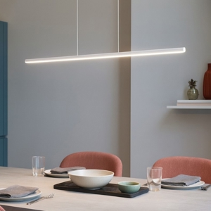 Visualizza i dettagli per Lampadario moderno da ufficio bianco led 2700k linea light straight Lampadario moderno da ufficio bianco led 2700k linea light straight