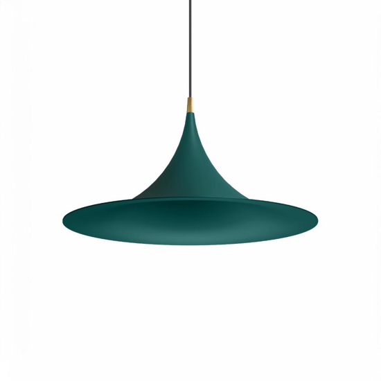 Linea light morgana lampada a sospensione moderna verde e27