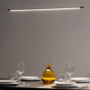 Ondaluce so genius 120 nero lampadario moderno led per ufficio