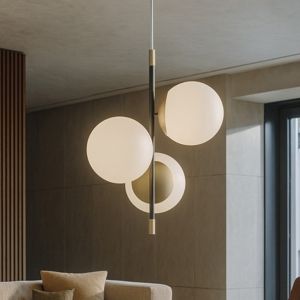 Lampadario moderno nostalgia oro nero per soggiorno contemporaneo maytoni