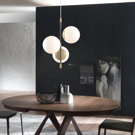 Lampadario moderno nostalgia oro nero per soggiorno contemporaneo maytoni