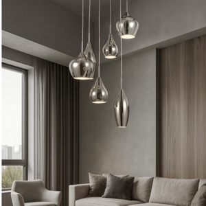 Visualizza i dettagli per Ideal lux soft sp6 fume lampadario vetri fume per soggiorno Ideal lux soft sp6 fume lampadario vetri fume per soggiorno