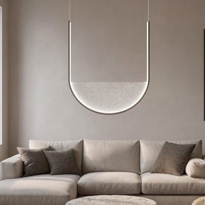Ondaluce lotus lampadario moderno nero led 3000k