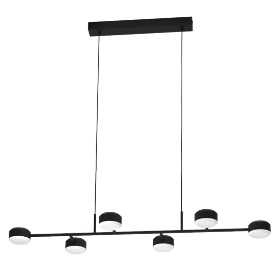 Clavellina eglo lampadario da cucina minimal orientabile led 3000k