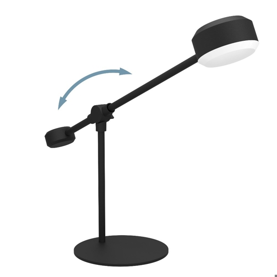 Clavellina eglo lampada da tavolo orientabile design minimal led 3000k