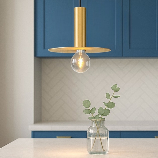 Escandell eglo lampada a sospensione per isola cucina colore oro
