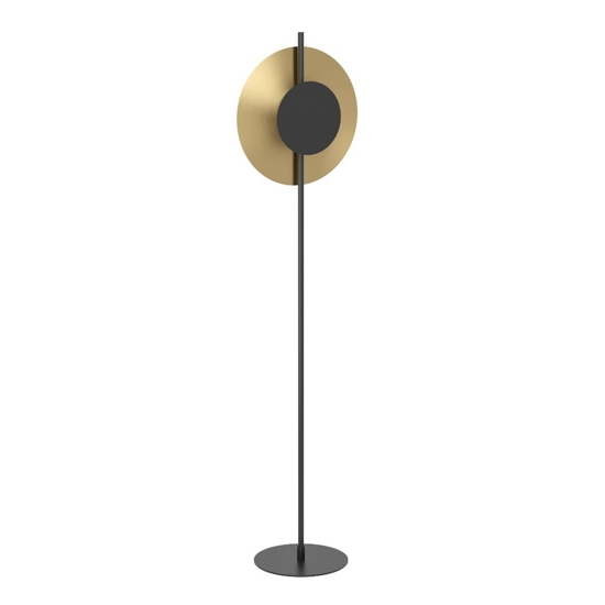 Tocina eglo lampada da terra con portalampada circolare led 3000k