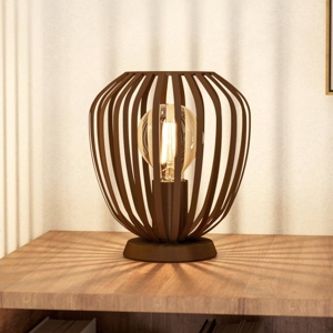 Visualizza i dettagli per Espinal eglo lampada da tavolo marrone con illuminazione particolare Espinal eglo lampada da tavolo marrone con illuminazione particolare