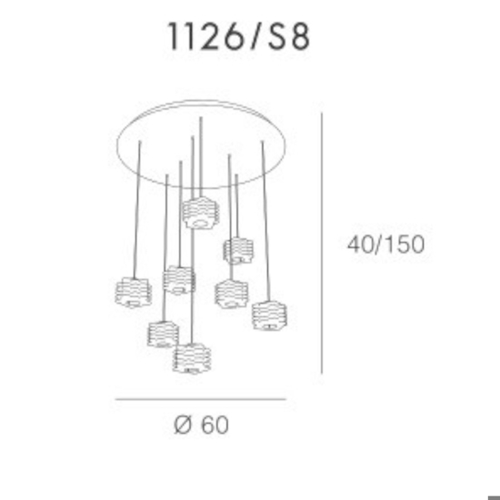 Lampadario moderno di cristallo rubik top light