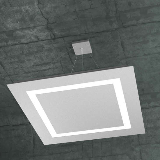 Toplight carpet lampadario moderno grigio design moderno