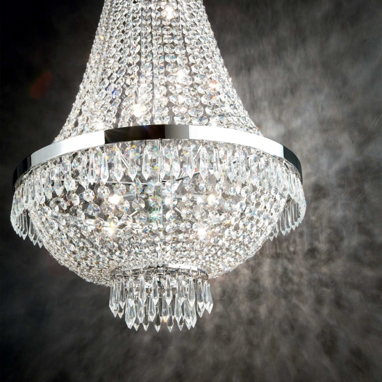 Ideal lux caesar sp12 grande lampadario 