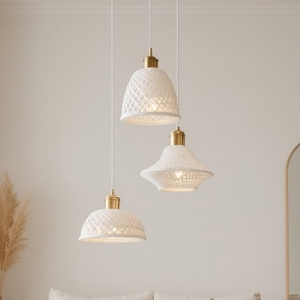 Lugano sp3 ideal lux lampadario di ceramica