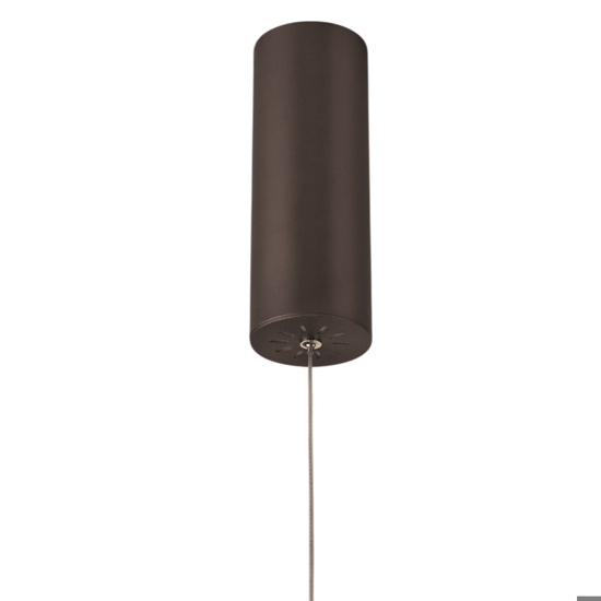 Lampadario moderno cerchio marrone led 60w 3000k