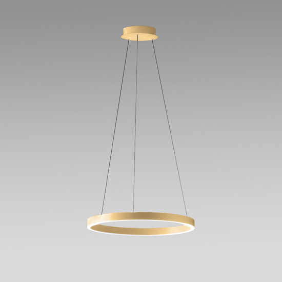 Gea luce criseide s-g oro lampadario led 80w 3000k moderno