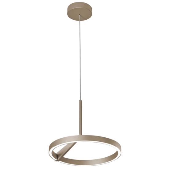 Lampadario meridiana sabbia led 17w  3000k 4000k vivida moderno
