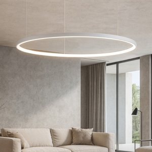 Visualizza i dettagli per So soel 80 bianco ondaluce lampadario cerchio led moderno So soel 80 bianco ondaluce lampadario cerchio led moderno