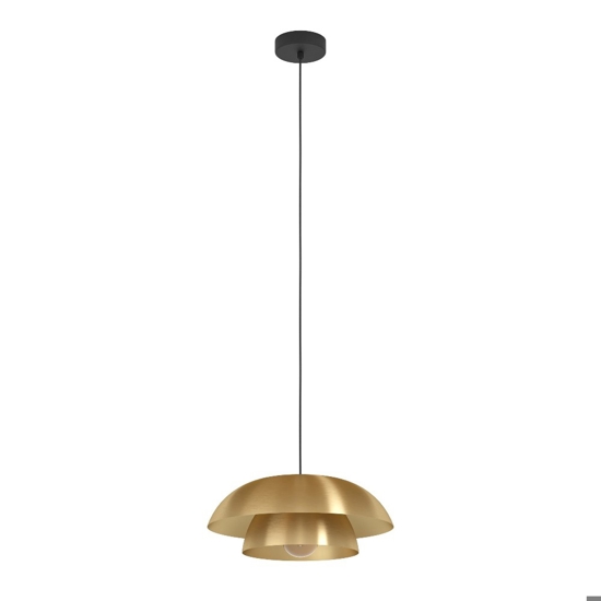 Cenciara eglo lampada a sospensione per cucina circolare colore oro