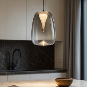 Visualizza i dettagli per Lampada a sospensione per tavolo cucina design moderno led 3000k Lampada a sospensione per tavolo cucina design moderno led 3000k