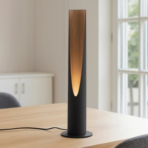 Visualizza i dettagli per Barbotto eglo lampada da tavolo con dettagli in legno gu10 led 3000k Barbotto eglo lampada da tavolo con dettagli in legno gu10 led 3000k