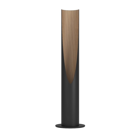 Barbotto eglo lampada da tavolo con dettagli in legno gu10 led 3000k