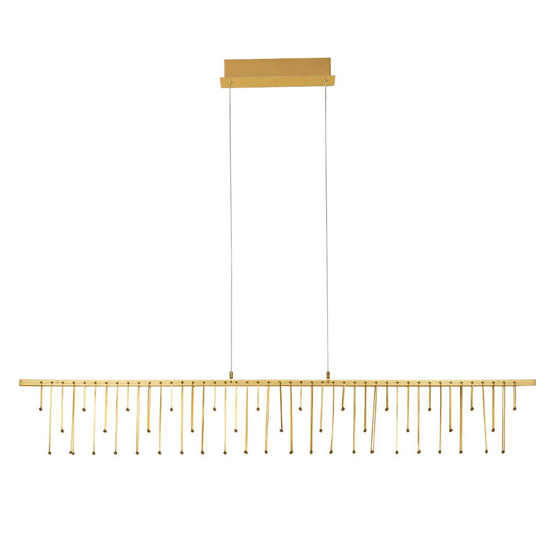 Lampadario led design moderno oro per salotto