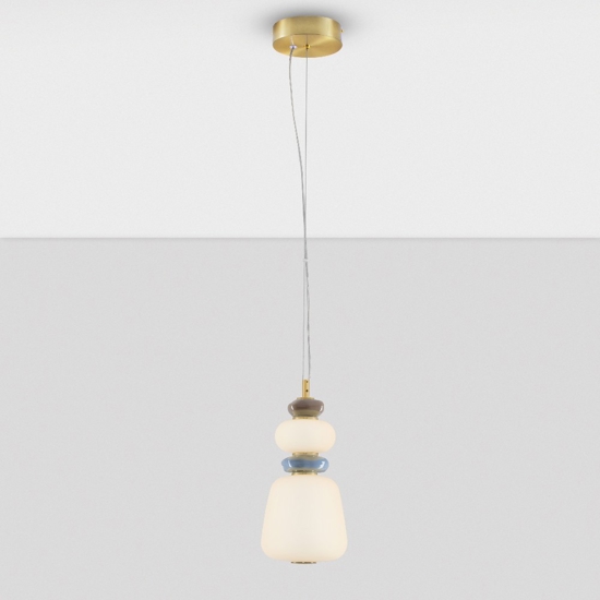 Lampada a sospensione da cucina multicolore design moderno led 3000k dimmerabile