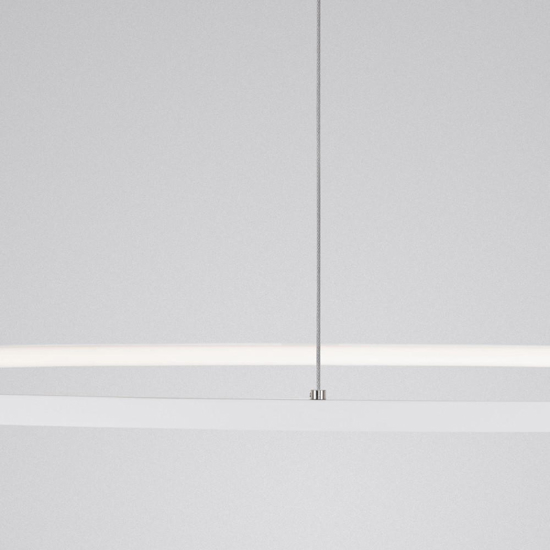 Lampadario cerchio 100cm bianco led dimmerabile