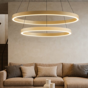 Visualizza i dettagli per Gea luce criseide lampadario moderno led 75w 3000k circolare colore oro Gea luce criseide lampadario moderno led 75w 3000k circolare colore oro