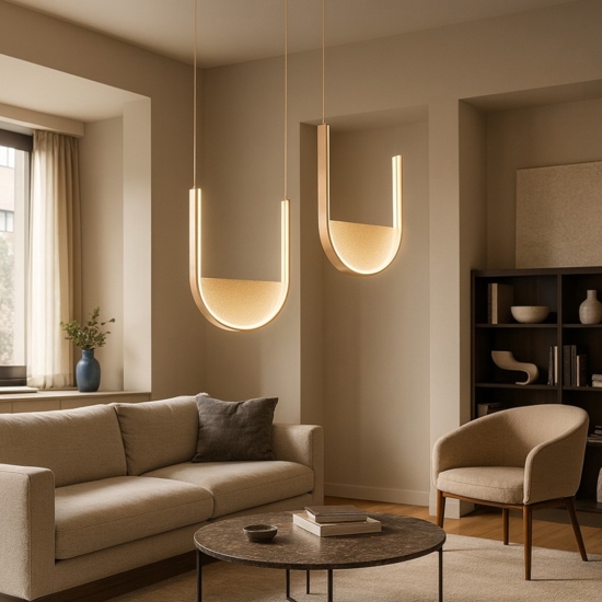 Ondaluce lotus lampadario oro led design moderna